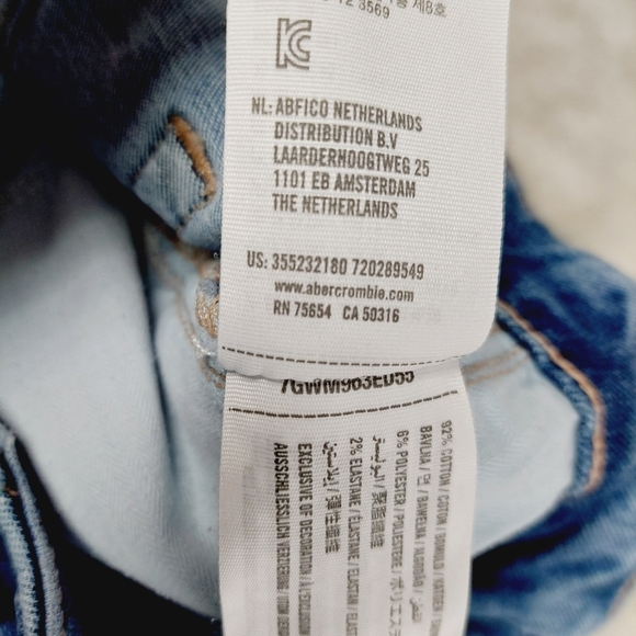 HOLLISTER Paper-Bag Waist Vintage Stretch Ultra High Rise Mom Jeans P5312 - Picture 9 of 11